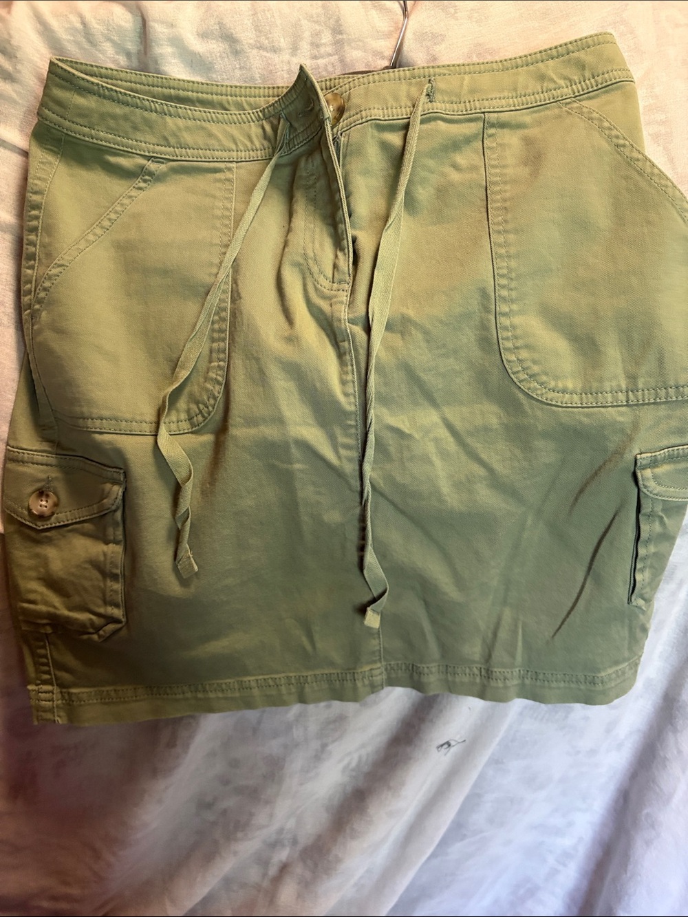 L.L.Bean Favorite Fit Skirt in Sage Green